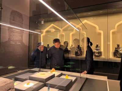 國家文物局黨組成員、副局長關強蒞臨安徽楚文化博物館調研指導展覽服務工作